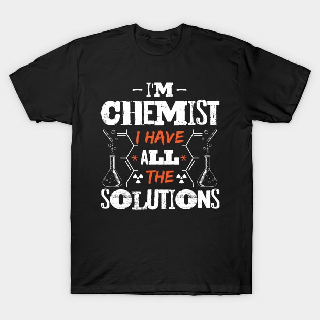 Chemistry/Teacher/Chemistry Teacher/Tutor/Students T-Shirt by Krautshirts